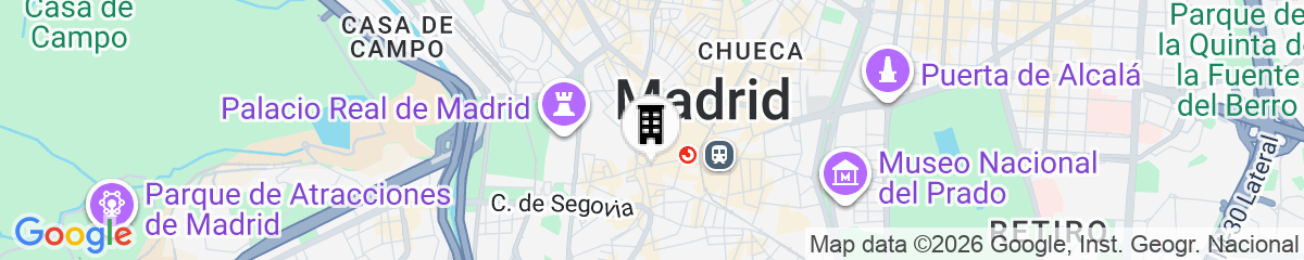 Map for Madrid C. Mayor