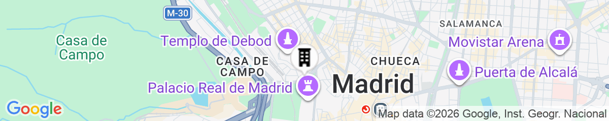 Map for Apartosuites Jardines de Sabatini