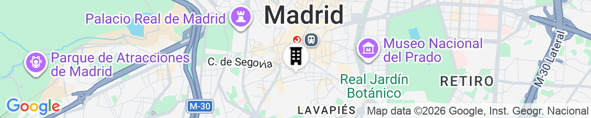 Map for Palacio Tirso de Molina - THE ARC COLLECTION