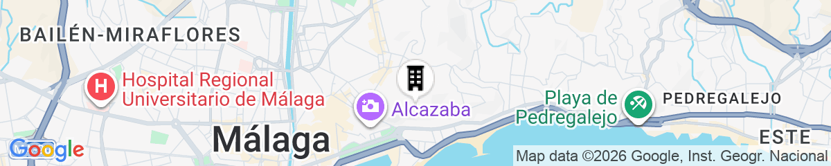 Map for Parador de Malaga Gibralfaro 