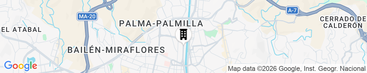 Map for Hampton By Hilton Malaga Martiricos