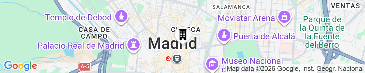 Map for NQN Aparts & Suites Madrid