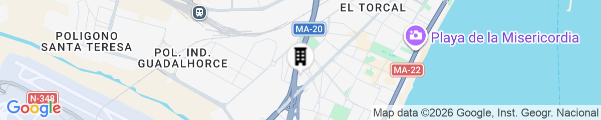 Map for Hotel Málaga Vibes