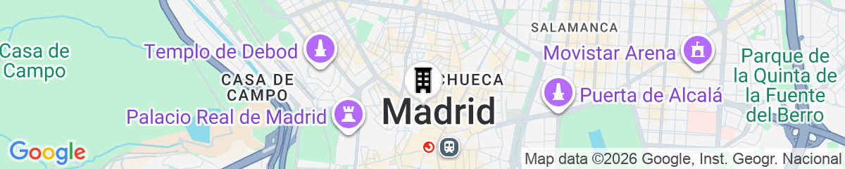 Map for SmartRental Collection Gran Via Centric