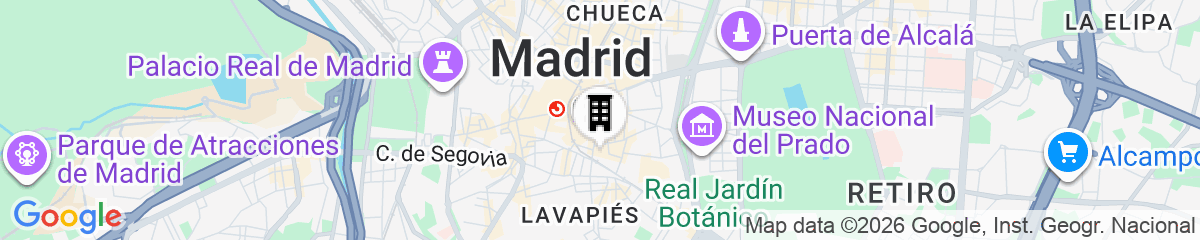 Map for Apartamentos Huertas