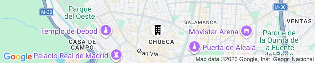 Map for Bob W Madrid Chueca