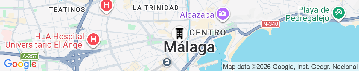 Map for Casual del Mar Málaga Hotel by Casual Hoteles
