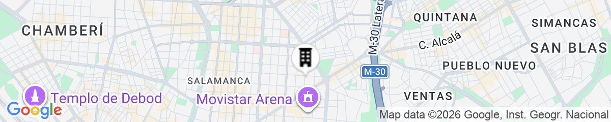 Map for Numa Madrid Goya