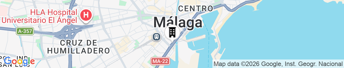 Map for Hotel ILUNION Malaga