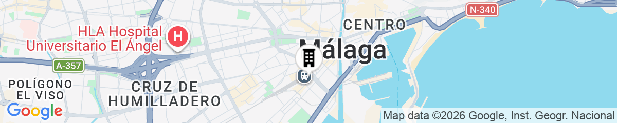 Map for Barceló Malaga Hotel