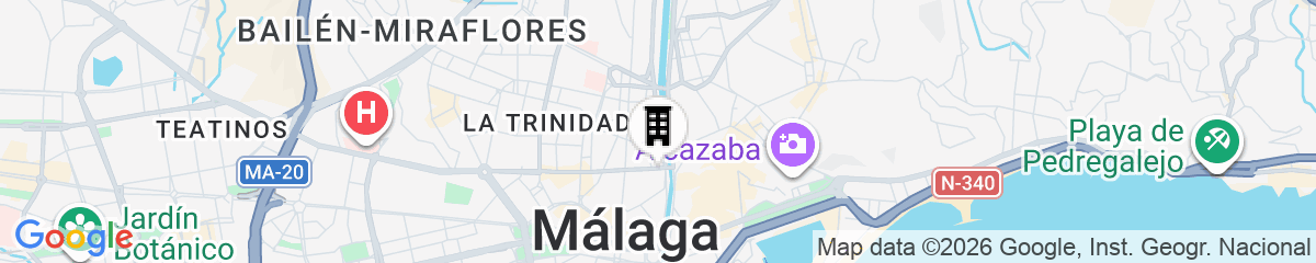 Map for Sallés Hotel Málaga Centro