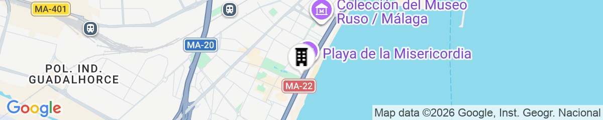 Map for Catalonia Málaga