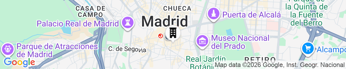Map for U-Sense Madrid Santa Ana