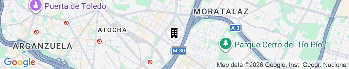 Map for Pacifico Suites near Retiro