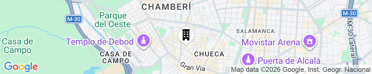 Map for Gran Central Suites