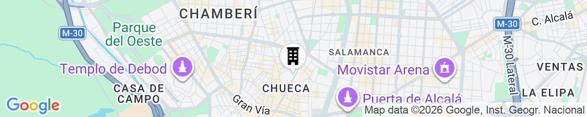 Map for Limehome Madrid San Lorenzo