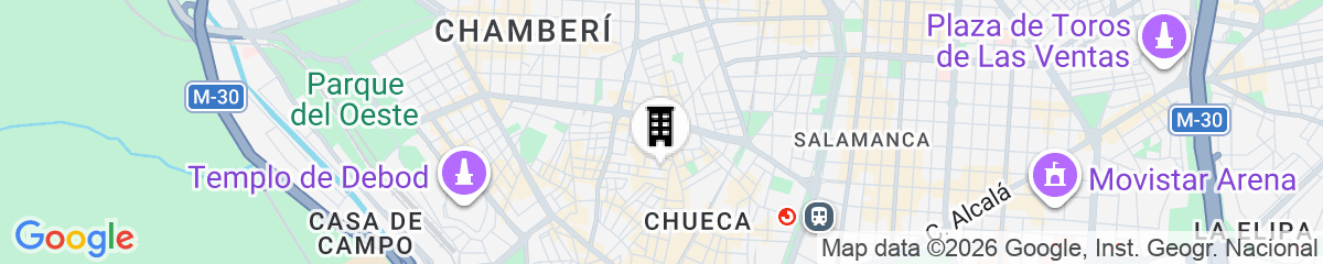 Map for Numa Madrid Luna