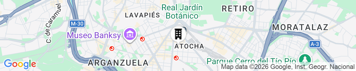 Map for Smartr Atocha Reina Sofia
