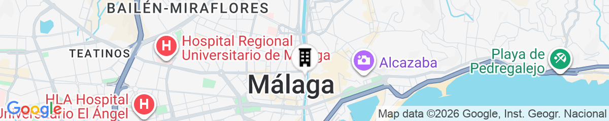 Map for ibis Malaga Centro Ciudad