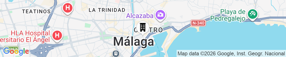 Map for Hotel Castilla Guerrero