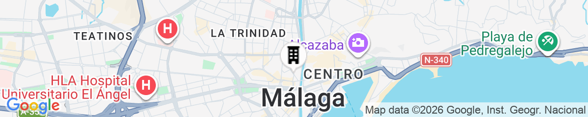 Map for Novotel Suites Malaga Centro