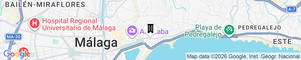 Map for Málaga Hotel Eliseos