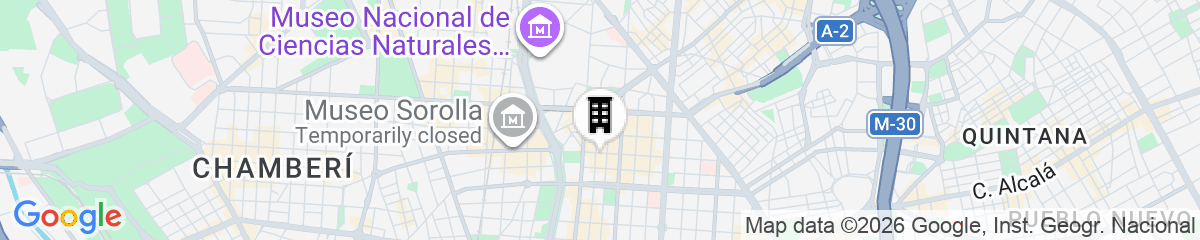 Map for Boutique Urban Madrid Serrano