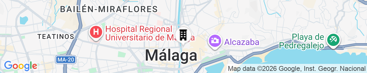 Map for Sercotel Tribuna Málaga