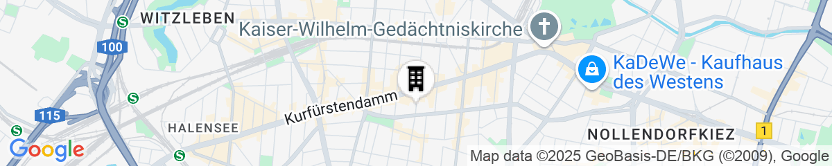 Map for Hotel Bleibtreu Berlin by Golden Tulip