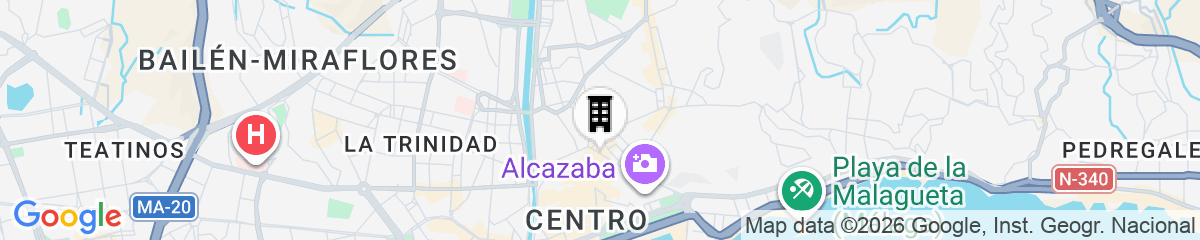 Map for Hotel Málaga City Suites