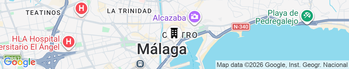 Map for Hotel Alameda Malaga