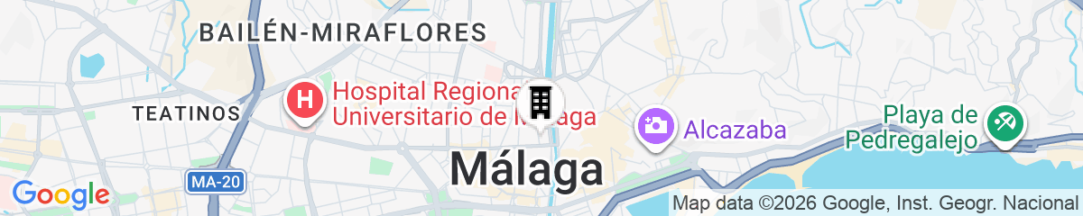 Map for Ático Centro Málaga
