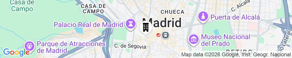 Map for Hostal Met Madrid