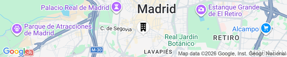 Map for Hola Rooms