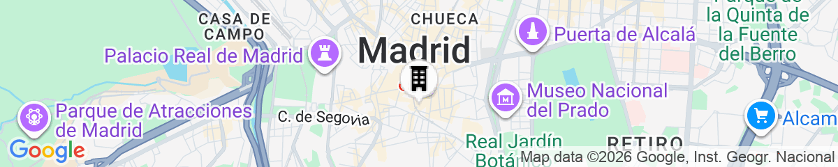Map for Diezmadrid Hostal