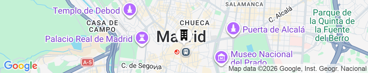 Map for Madridcito