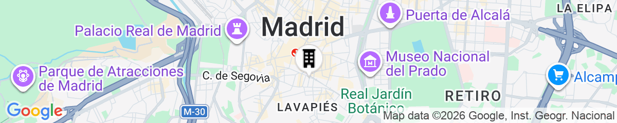 Map for Hostal Sol Square Madrid