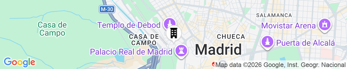 Map for Petit Hostel Palacio Real