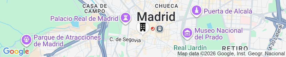 Map for Hostal La Macarena