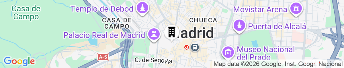Map for Hostal Oriente