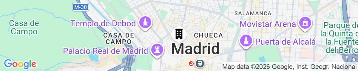 Map for Generator Madrid