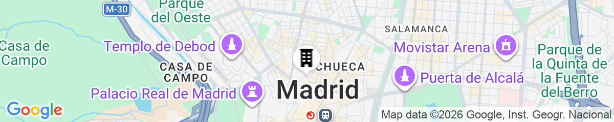 Map for Hostal Santo Domingo