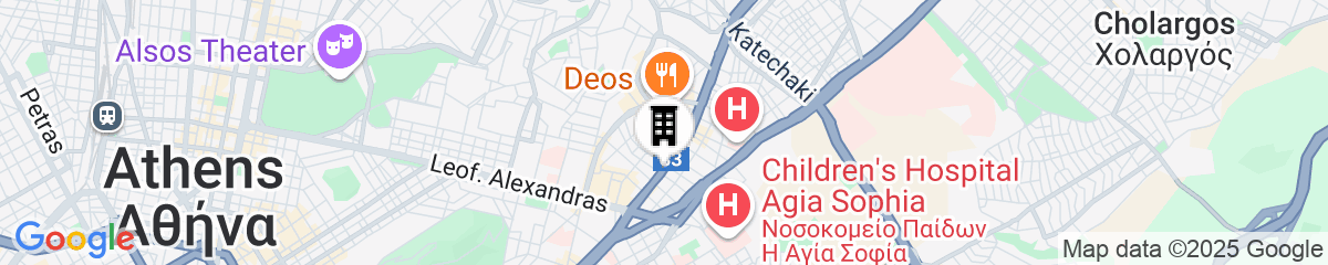 Map for President Hotel Athens