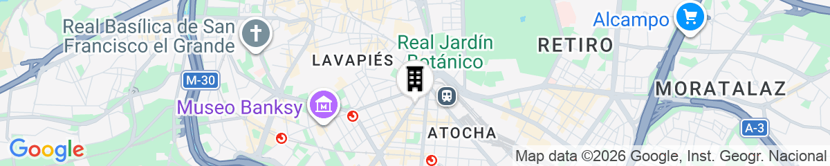 Map for Hostal CC Atocha