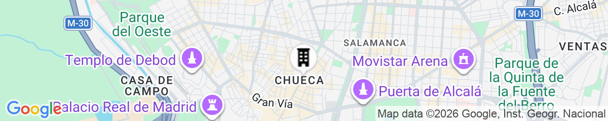Map for Room Chueca