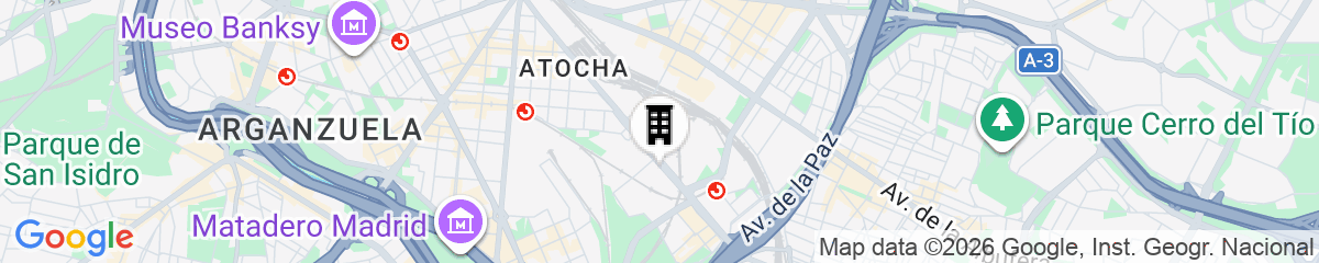 Map for Four Points Flex by Sheraton Madrid Atocha