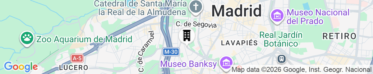 Map for Petit Hostel La Latina - Adults Only