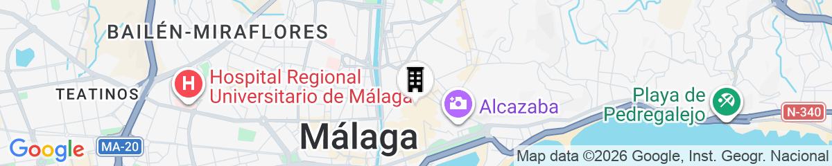 Map for TOC Hostel Málaga
