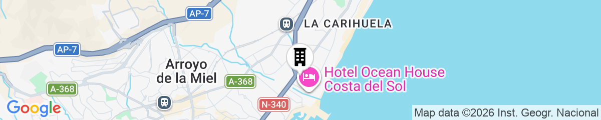 Map for Torremolinos Inturjoven Youth Hostel