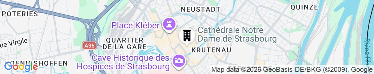 Map for  Hôtel Rohan Strasbourg